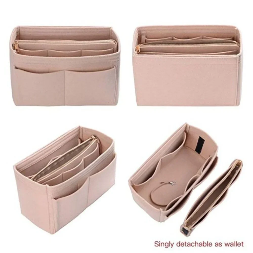 Insert/Organizer- MD- Designer Handbags/Totes -Khaki Style 1- NWT